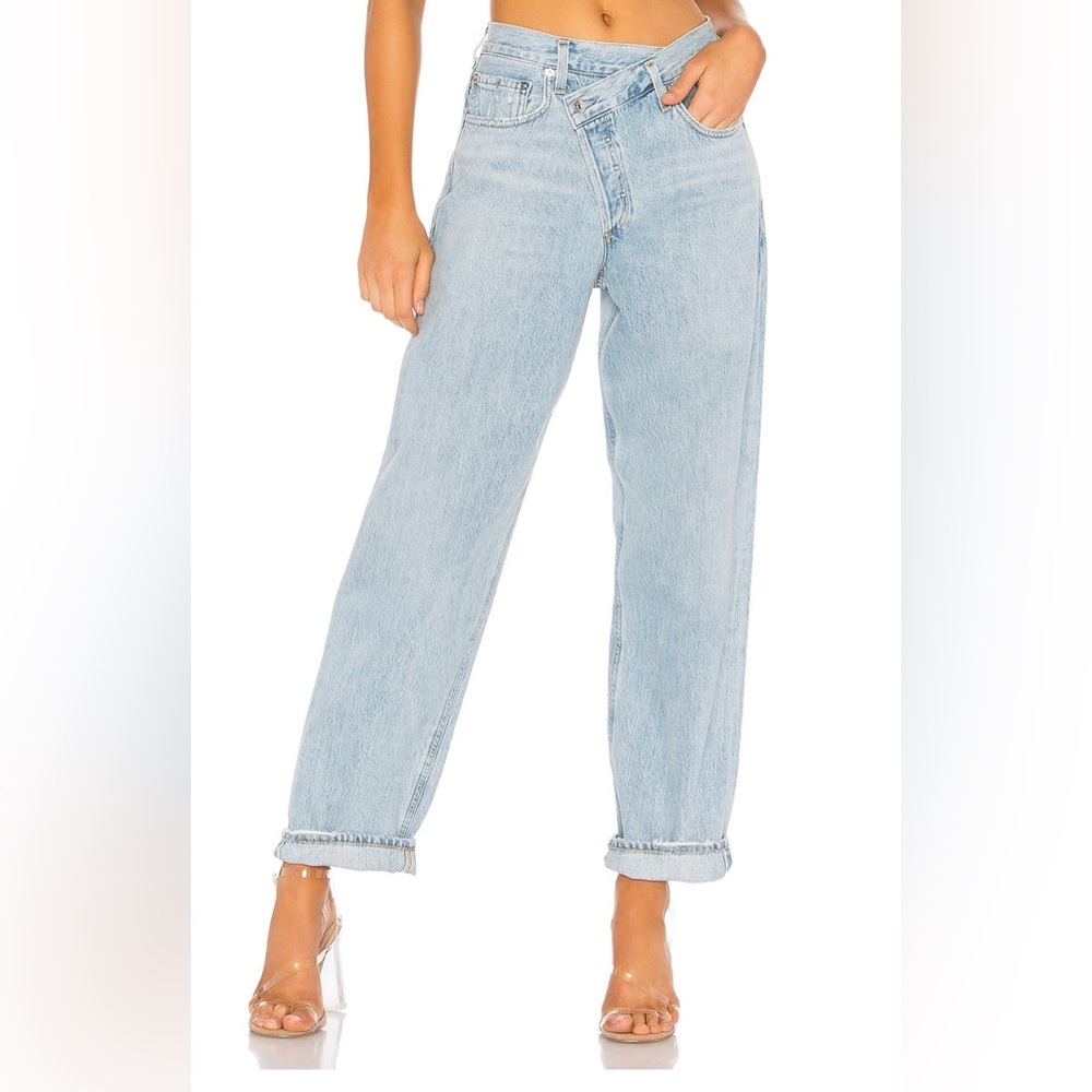 Agolde Criss Crossed Upsized Jean